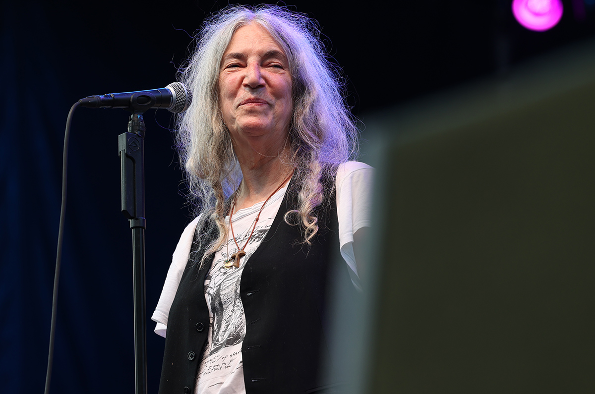 Patti Smith and Her Band at Pioneer Courthouse Square on 8/15/2023 - Photos